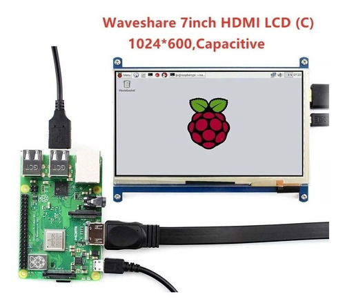 Pantalla Táctil De 7 Pulgadas Rasberrypi Compatible
