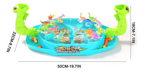 Catapult Pill Toys Desktop Dinosaur Against Catapult Machine