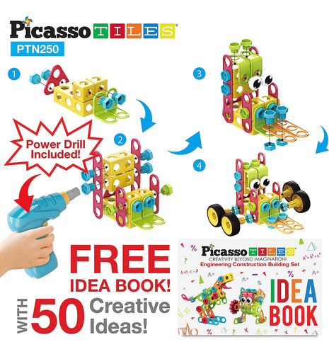 Juego De Construccion De Aprendizaje Picassotiles Stem X250