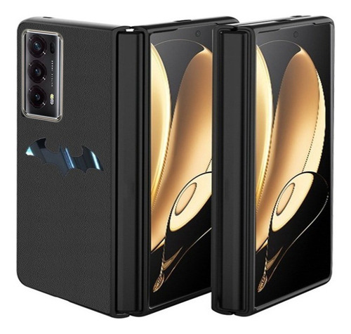 Funda Para Honor Magic V2 Mate Tener Con Logotipo Metálico