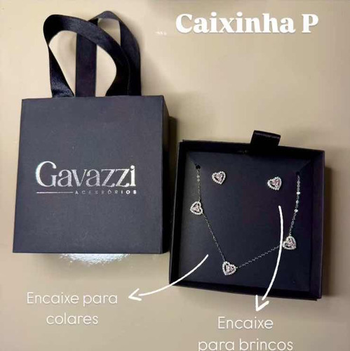Sacola Para Joias + Caixa Com Berço Personalizado
