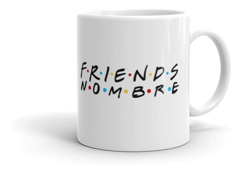 Imagen 2 de 4 de Taza Logo Central Perk Friends Personalizable Con Nombre
