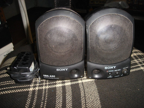 Parlantes Sony Mod.srs-030 Con Trafo Funcionando Sin Envios