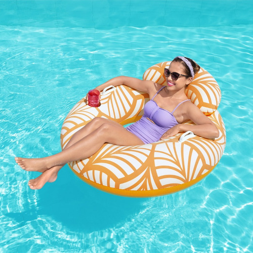 Silla Inflable Para Piscina Comfort Plush Deluxe Mod. 43643