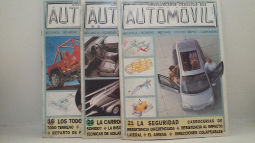 Enciclopedia Práctica Del Automóvil. No. 16-21-26.lote X3.-