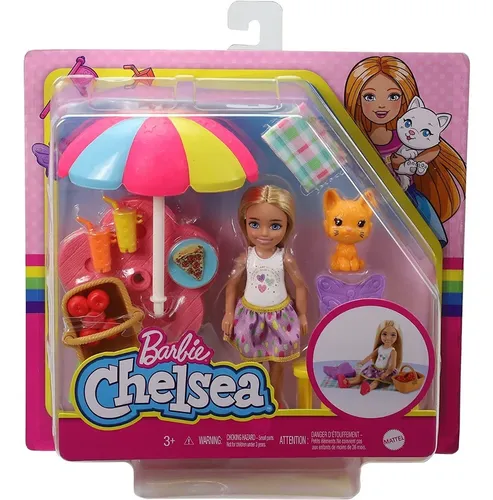 Mu eca Barbie Chelsea Picnic Con Accesorios Original