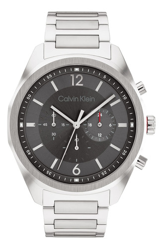 Reloj Calvin Klein Force Para Hombre 25200264 Plateado