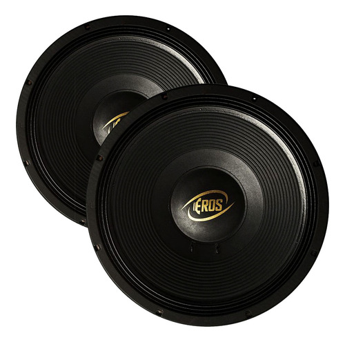 Kit 2 Pçs Woofer 15 Pol Eros 1600 Rms 4 Ohms E-815 Sds