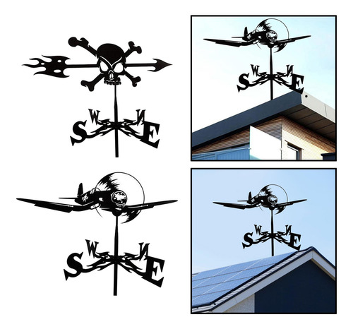 2x Veleta De Hierro Kit Negro Soporte De Veleta De Metal