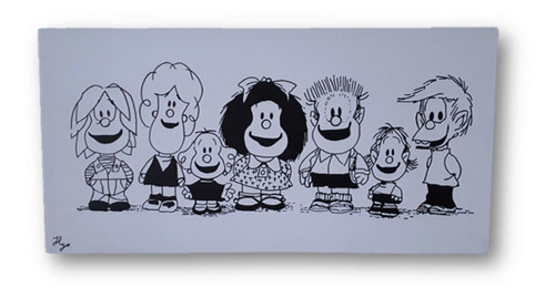 Cuadros Decorativos Modernos Pintura Personajes De Mafalda