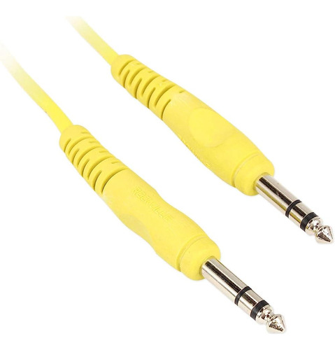 Rockville 3' 1/4'' Trs Cable, Amarillo, 100% Cobre, (rctr103