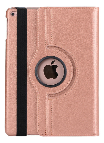 Funda transparente con soporte giratorio para iPad Pro de 11 pulgadas, color oro rosa