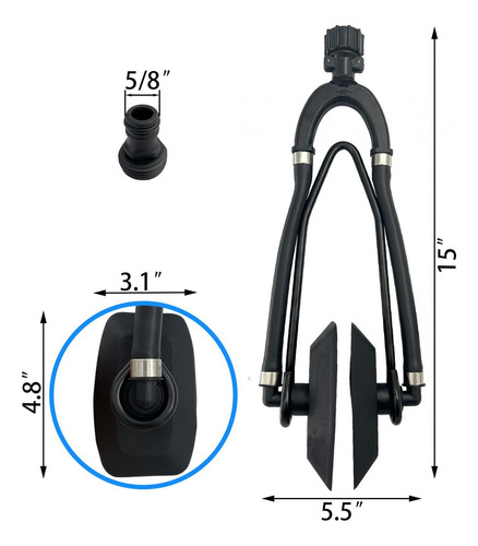Lavador De Motor De Manguito Rectangular Universal Para