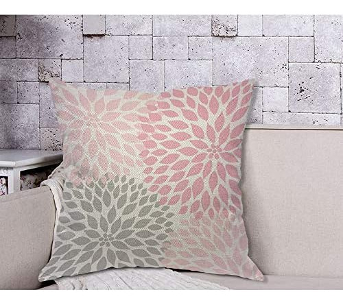Aoyego Funda De Almohada Con Diseño De Flor De Dalia, Color