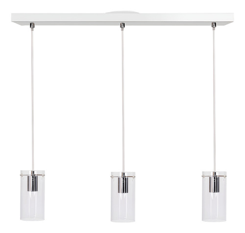 Lámpara Colgante Techo Moderna Decorativas 3 Piezas E27 Estructura Blanco