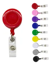 Comprar 30 Pzs Yoyo Porta Gafete Expos Credenciales Eventos Mayoreo Color Rojo