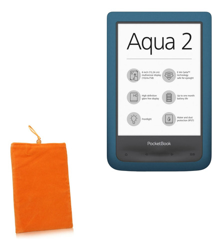 Funda Para Pocketbook Aqua 2 Boxwave Bolsa Terciopelo Tela