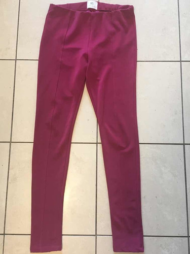 Pantalón Elastizado Koxis Calza Gruesa Talle M 38 Bordo