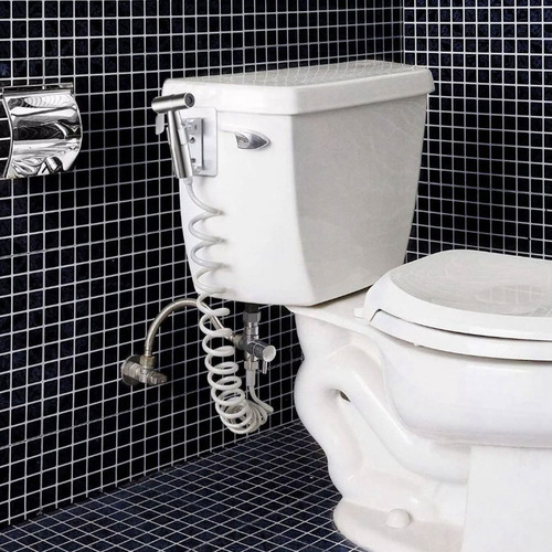 Ducha Bidet Árabe Kit Completo Inodoro Acero Inoxidable