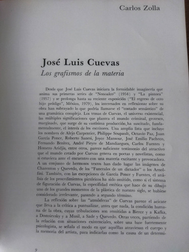 Cartas Para Una Exposición - José Luis Cuevas, Uam 1981 (Usado)