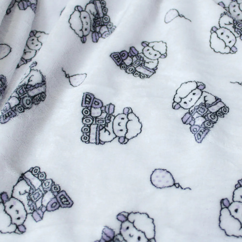 Cobija Para Bebe Calientita Frazada Suave Cobertor Infantil Felpa Lila