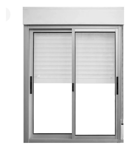 Puerta Ventana De 1.50 X 2.0 Con Persiana Cortina De Enrolla