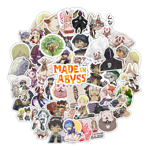 Pack 50 Stickers Adhesivo Anime Made In Abyss 2