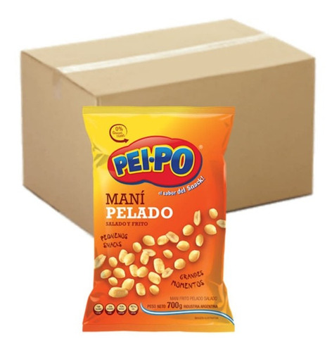 Mani Pelado Peipo 10x700g - Cotillón Waf