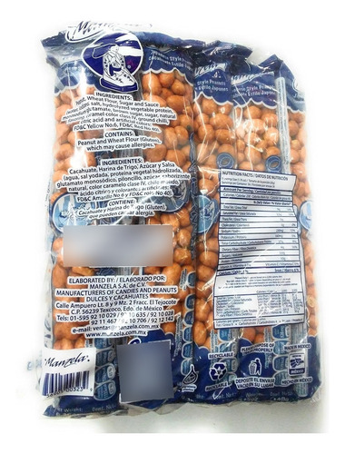 Cacahuates Manzela Estilo Japonés 10pz 6.35oz Cada Uno