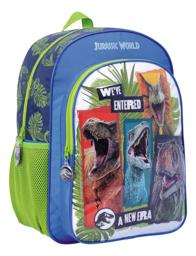 Mochila Espalda Grande 16p Jurassic World Dinosaurios Manias