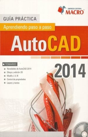 Libro Aprendiendo Paso A Paso Autocad 2014 Nuevo