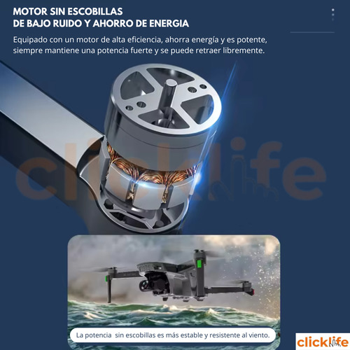 Sg907 Max Dron Profesional 4k Gps Wifi 2 Camaras Accesorios
