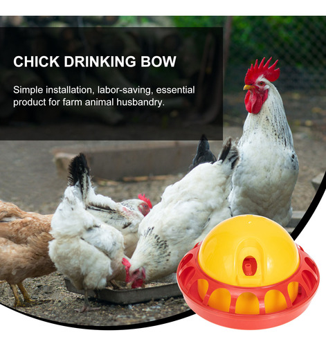 1 Juego Dispensador De Agua Para Aves De Corral Dispensador