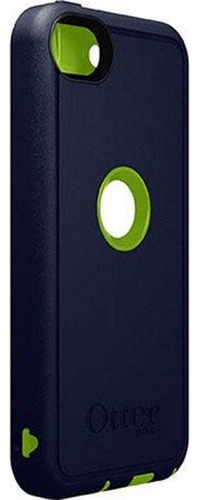Otterbox Defender - Funda Para Apple iPod Touch De 5ª Y 6ª Generación (solamente) - No Embalaje Al Por Menor - Punk (verde Brillante/azul Almirante)