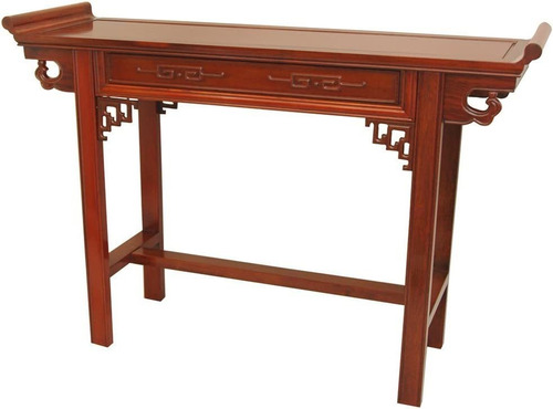 Oriental Furniture Rosewood Qing Hall Table  Miel