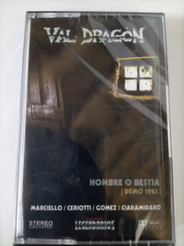 Val Dragon - Hombre O Bestia Demo 1983 - Casette