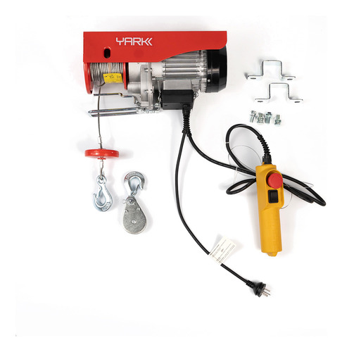 Aparejo Electrico 250kg 12m Malacate Montacarga Guinche