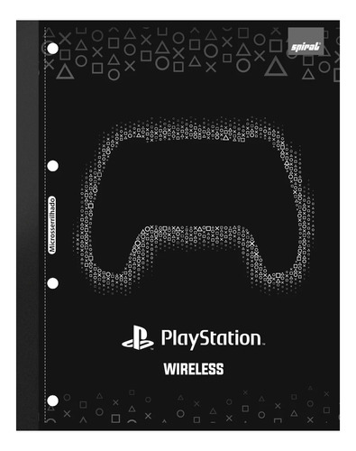 Folhas Refil Fichario Playstation 80 Folhas 4 Furos Caderno