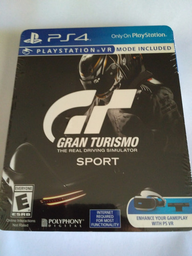 Gran Turismo Sport Steelbook Edition Ps4 Nuevo Sellado 