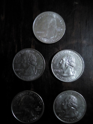 Monedas Quarter Dollar De Plata