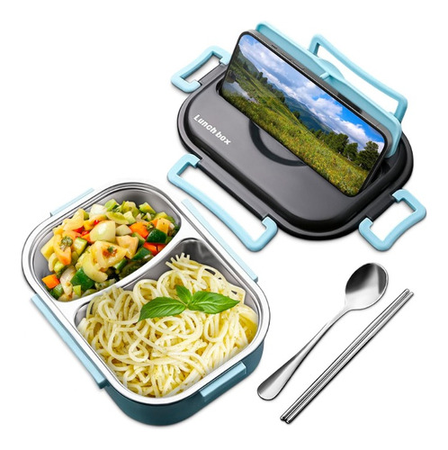 Lonchera Bento De Aluminio Calentador De Alimentos Ih-001