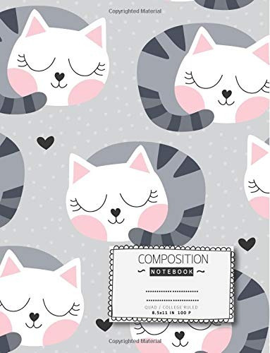 Composition Notebook Quad College Ruled Soft Cover For Journ