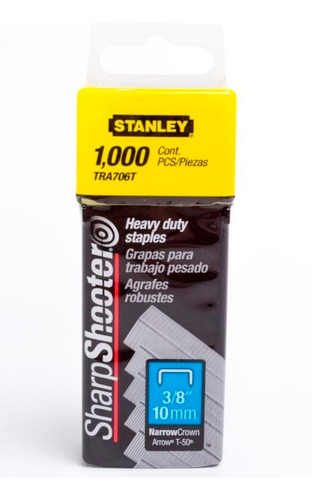 Grapa Para Engrapadora Trabajo Pesado 5/16 Tra705 Stanley