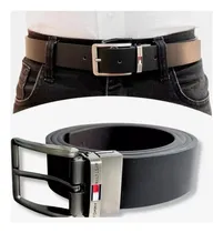 Comprar Cinto Couro Tommy Hilfiger Dupla Face Pretou002Fmarrom Pretou002Fmarrom Lisa 42 - 105 Cm