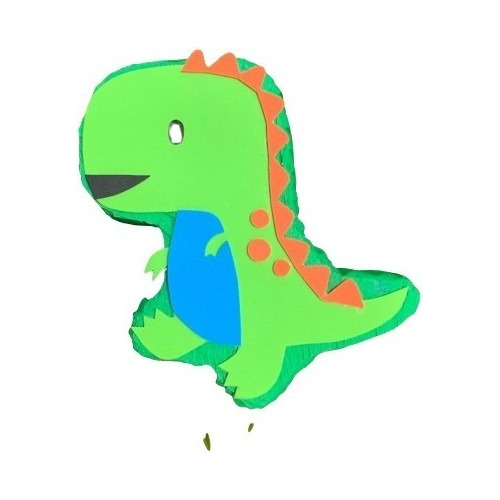 Piñata Personalizada Entamborada Dinosaurio Bebe T-rex