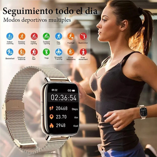 Bluetooth Llamada Mujer Smartwatch Hombre Deporte Mirar