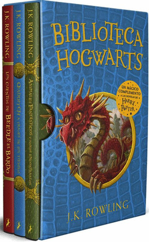 Libro Biblioteca Hogwarts (estuche)