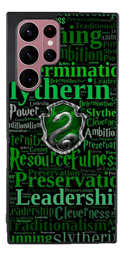 Funda Para Galaxy Slytherin Harry Potter Letra Casa Escuela