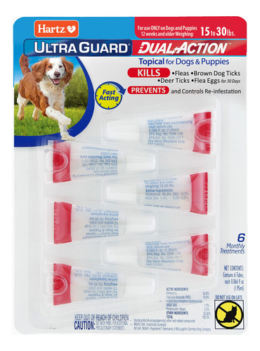 Tratamiento Tópico Para Pulgas Y Garrapatas Hartz Ultraguard