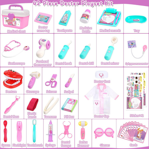Gifts2u Kit De Médico Para Niños De 3 A 5 Años...